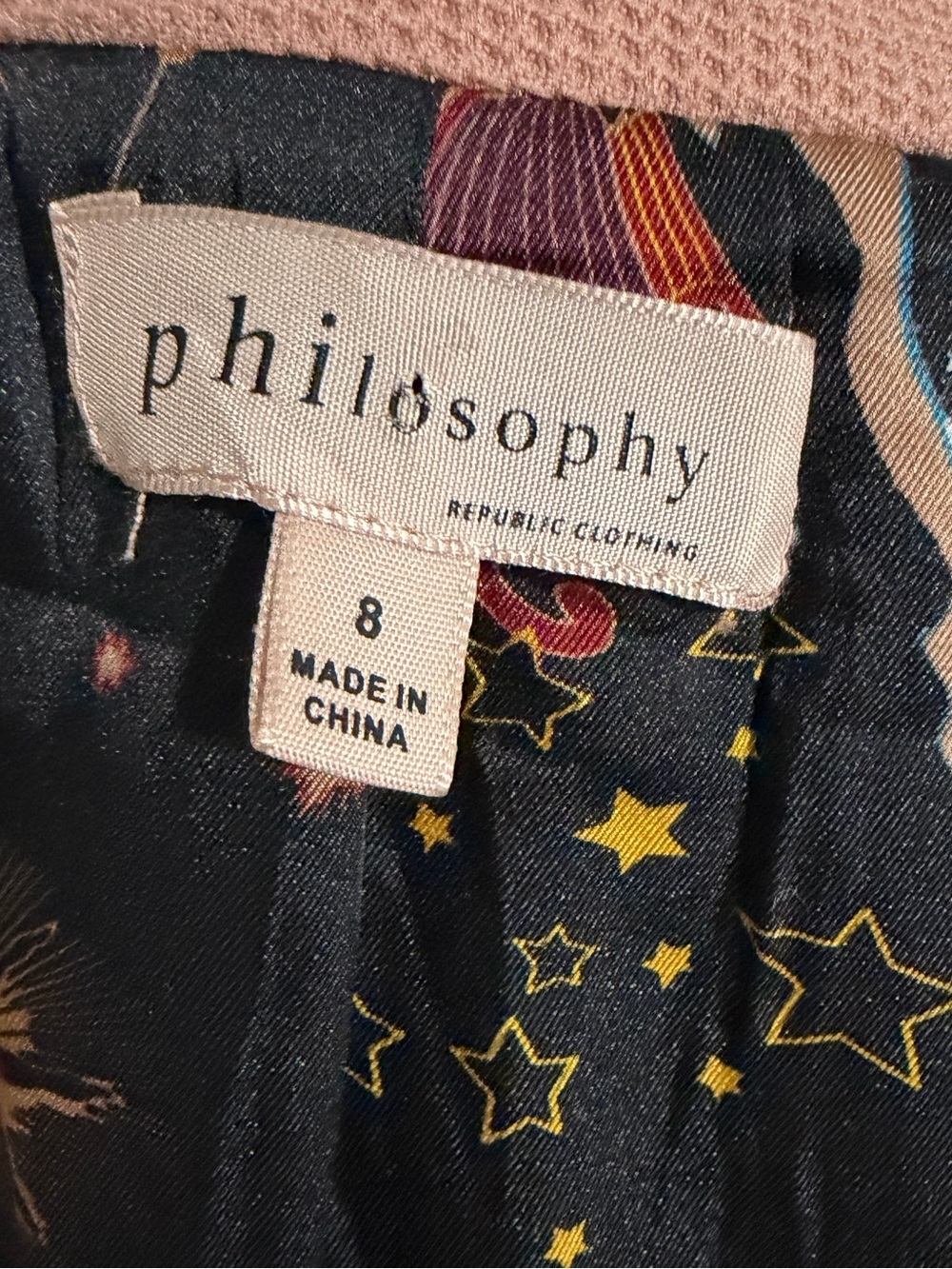 Philosophy Pink Single-Button Textured Blazer - Picture 4 of 4